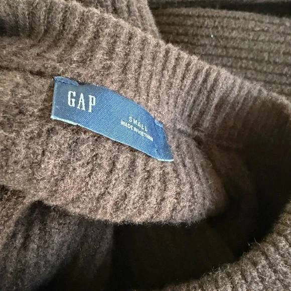GAP CashSoft Shaker Stitch Boyfriend Sweater, Size S - Picture 3 of 3